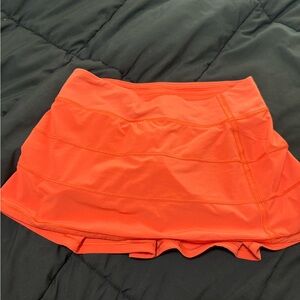Orange Lululemon Skirt